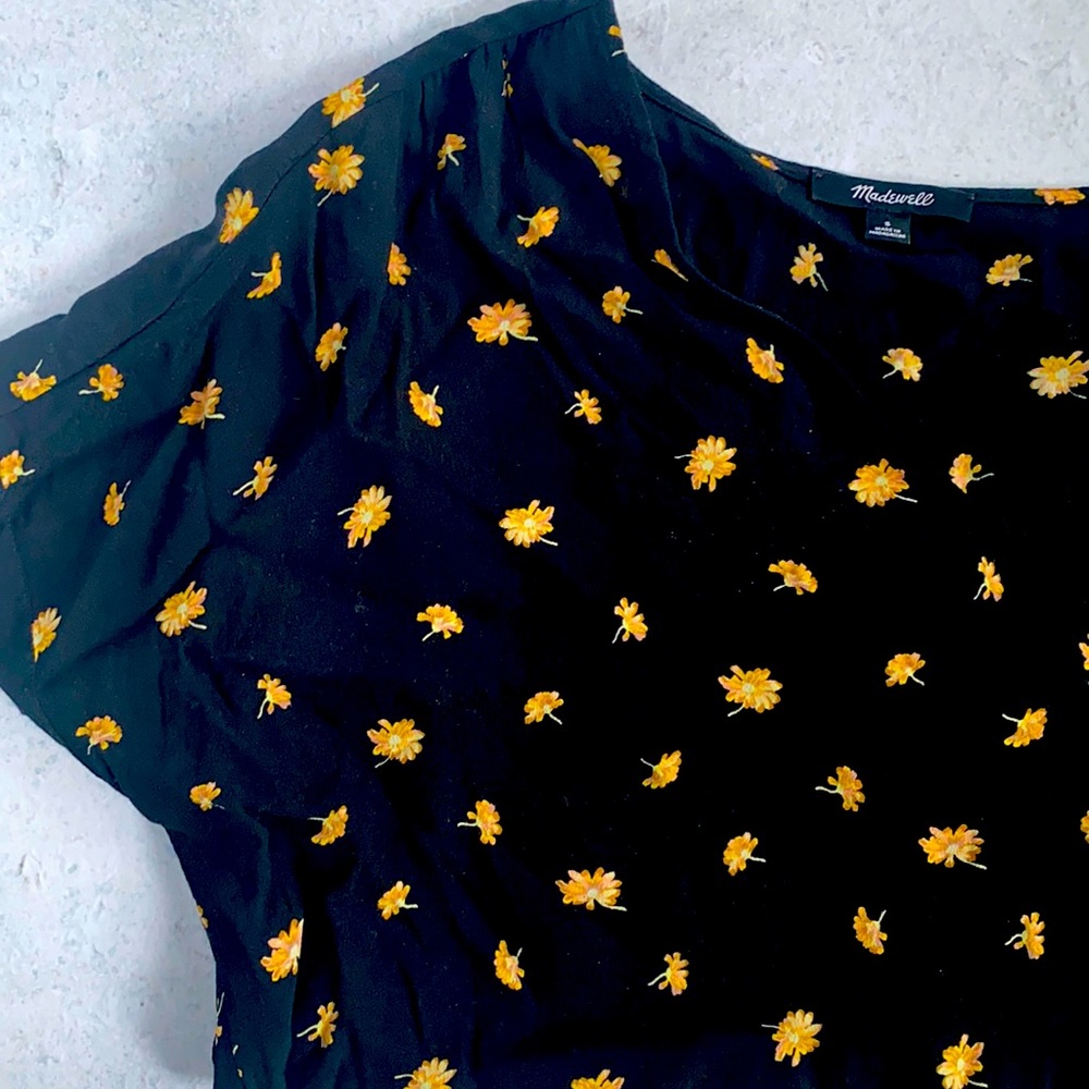 Madewell floral rhyme top